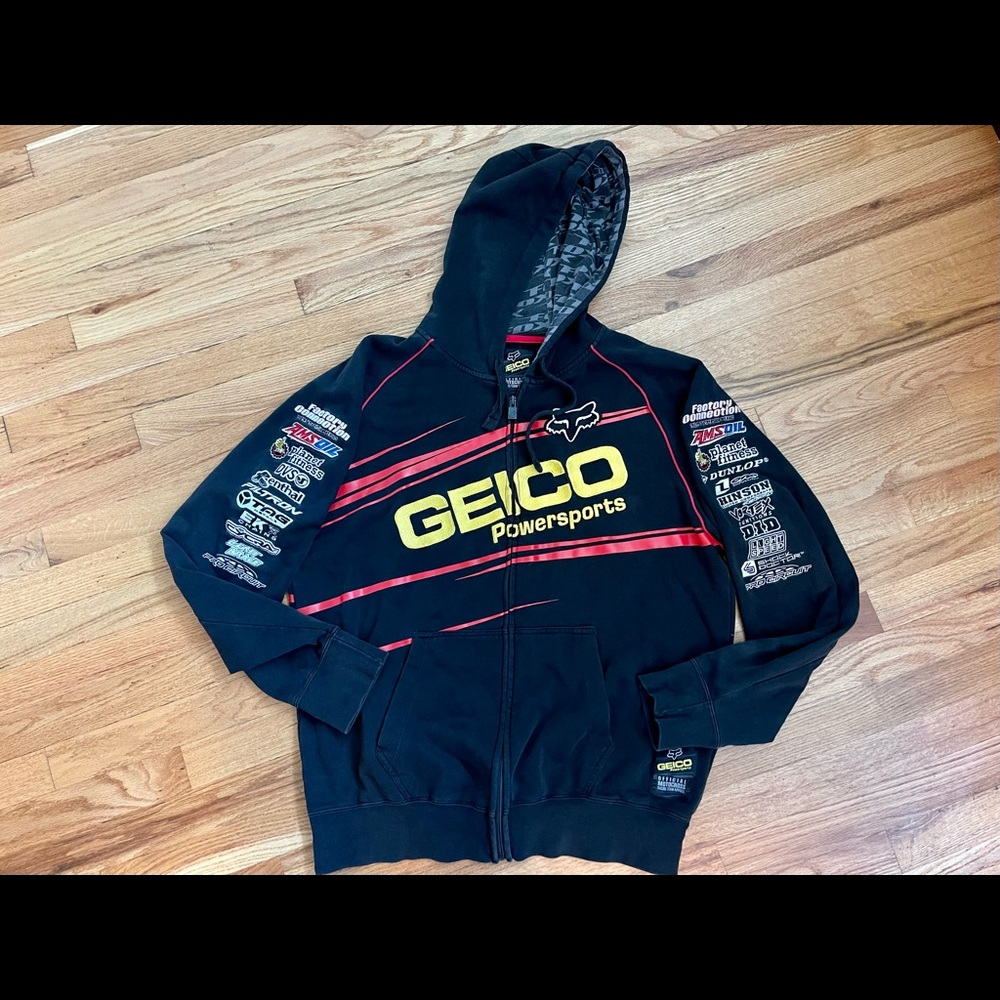 Fox Racing Team Geico Honda RedBull hoody
